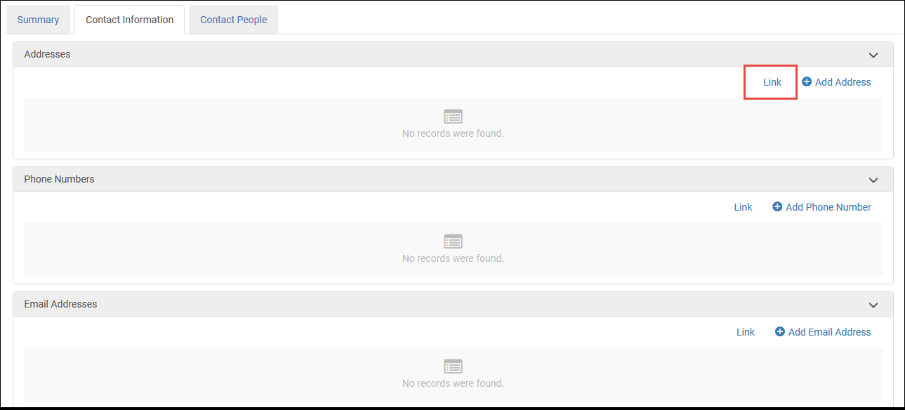 The Vendor Account Details page.